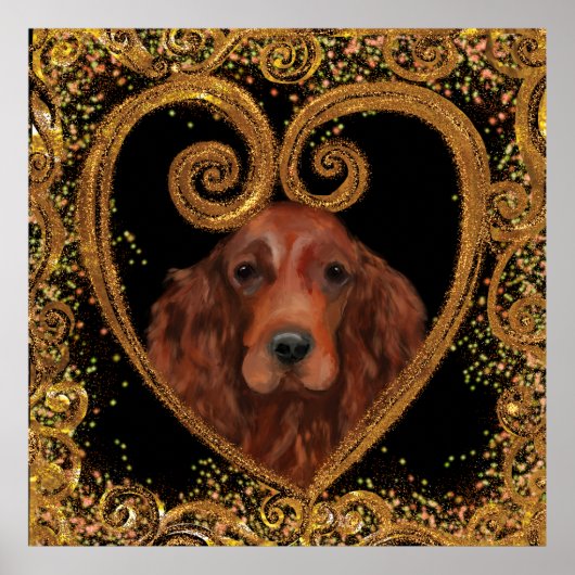 IRISH SETTER POSTER (Vorne)