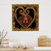 IRISH SETTER POSTER (Küche)