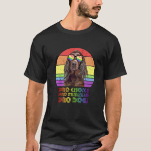 Irish Setter Pro Choice Pro Feminism Pro Hunde Lgb T-Shirt