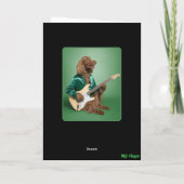Irish Setter Rock Star Karte (Rückseite)