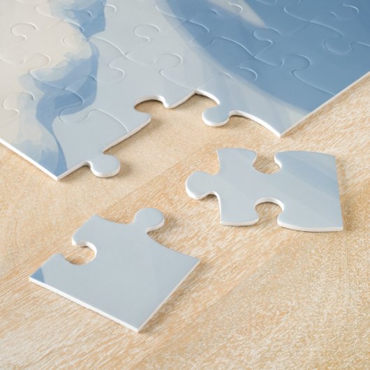 Irish Setter Schlittenfahrt-Abenteuer Weihnachtsma Puzzle (Seite)