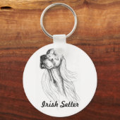 Irish Setter Schlüsselanhänger (Vorderseite)
