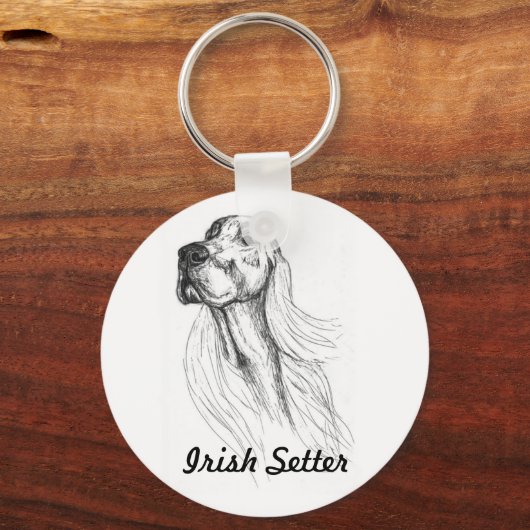 Irish Setter Schlüsselanhänger (Vorderseite)