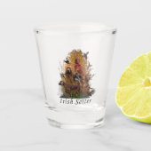 Irish Setter Schnapsglas (Vorderseite)