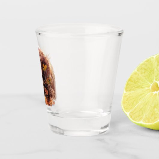 Irish Setter Schnapsglas (Rechts)