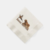 Irish Setter Serviette (Ecke)