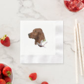 Irish Setter Serviette (Beispiel)