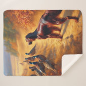 Irish Setter Sherpadecke (Vorderseite (Horizontal))