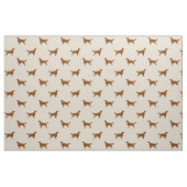 Irish Setter Silhouetten Muster| Hundezucht Stoff (Fat Quarter (45,7 x 55,9 cm))