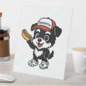 Irish Setter Sockelschild (In Situ)
