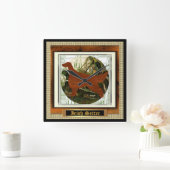 Irish Setter Sporting Geschenke Quadratische Wanduhr (Zuhause)
