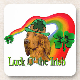 Irish Setter St Patricks Getränkeuntersetzer