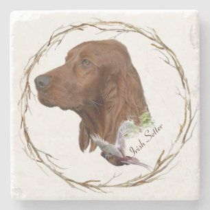 Irish Setter      Steinuntersetzer