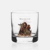 Irish Setter Stemless Weinglas Whiskyglas (Vorderseite)