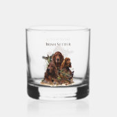 Irish Setter Stemless Weinglas Whiskyglas (Rückseite)