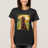 IRISH SETTER SUN WIEDERHOLUNG T-Shirt (Vorderseite)