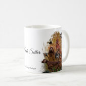 Irish Setter Tapestry Imitate Canvas Print Acryl P Kaffeetasse (VorderseiteRechts)