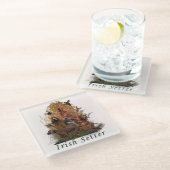 Irish Setter Tapestry T - Shirt Schlüsselanhänger Glasuntersetzer (Schrägansicht)