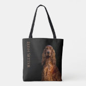 Irish Setter Tasche (Rückseite)