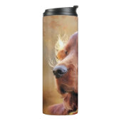 Irish Setter Thermosbecher (Nach links gedreht)