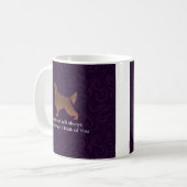 Irish Setter Thinking You Pet Memorial Hund Kaffeetasse (Vorderseite Links)