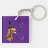 Irish Setter Trick Schlüsselanhänger (Rückseite)