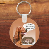 Irish Setter Türkei Schlüsselanhänger (Vorderseite)