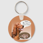Irish Setter Türkei Schlüsselanhänger (Rückseite)