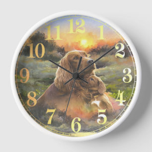 Irish Setter Uhr