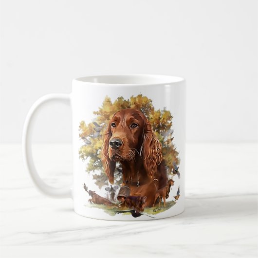 Irish Setter - Ultimate Upland Bird Dog Kaffeetasse (Links)