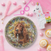 Irish Setter - Ultimate Upland Bird Dog Pappteller (Party)