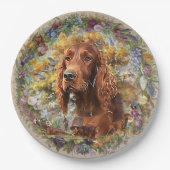 Irish Setter - Ultimate Upland Bird Dog Pappteller (Vorderseite)