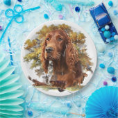 Irish Setter - Ultimate Upland Bird Dog Pappteller (Party)