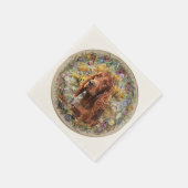 Irish Setter - Ultimate Upland Bird Dog Serviette (Ecke)