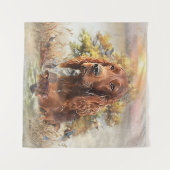 Irish Setter - Ultimate Upland Bird Dog Wandteppich (Vorderseite (Horizontal))