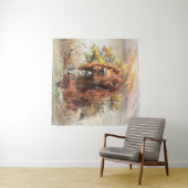 Irish Setter - Ultimate Upland Bird Dog Wandteppich (Beispiel (Horizontal))