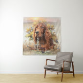 Irish Setter - Ultimate Upland Bird Dog Wandteppich (Beispiel)