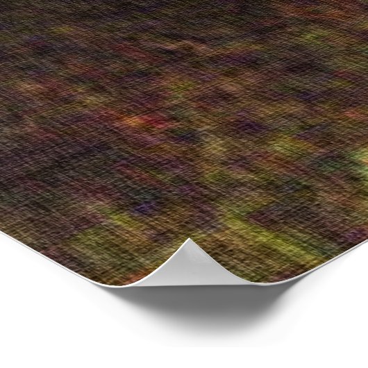 Irish Setter und Gemustertes Betonmauerplakat Poster (Ecke)