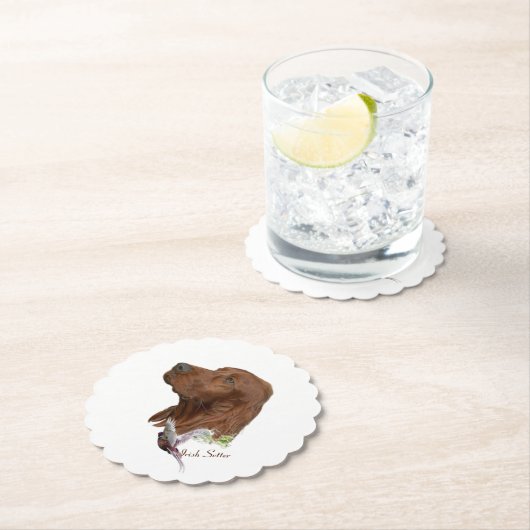 Irish Setter Untersetzer (Vor Ort)