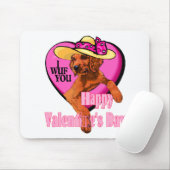 Irish Setter Valentinstag Geschenke Mousepad (Mit Mouse)