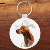 Irish Setter Vater 2 Schlüsselanhänger (Vorderseite)