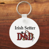 Irish Setter Vater Geschenke Schlüsselanhänger (Vorderseite)