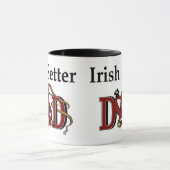 Irish Setter Vater Geschenke Tasse (Zentrum)