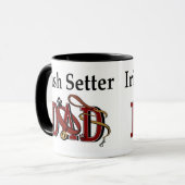 Irish Setter Vater Geschenke Tasse (Vorderseite Links)