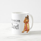 Irish Setter Vater Kaffeetasse (VorderseiteRechts)