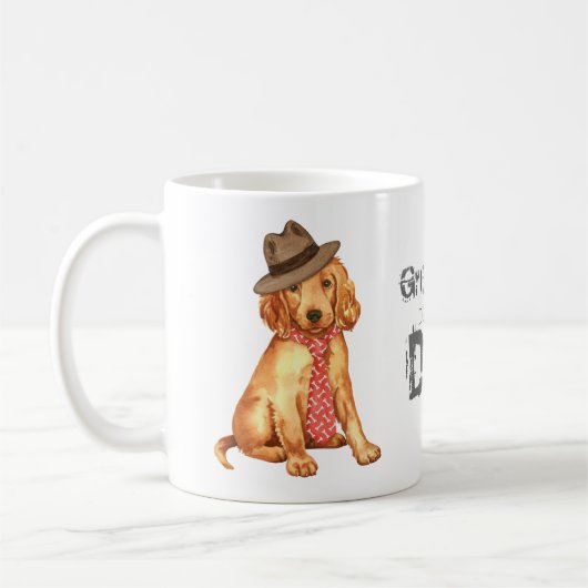 Irish Setter Vater Kaffeetasse (Links)