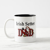 Irish Setter Vater Tasse (Links)