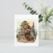 Irish Setter , Walcockjagd, Art Postkarte (Stehend Vorderseite)