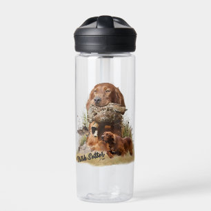 Irish Setter , Walcockjagd, Art Trinkflasche