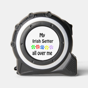 Irish Setter Walks Design Maßband